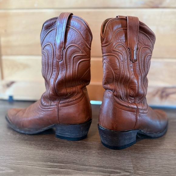 Tecovas Brown Heeled Boots - Picture 1 of 7